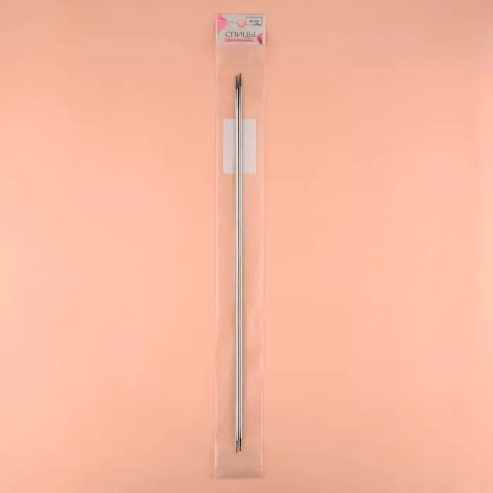 Спицы для вязания, прямые, d=3 мм, 35 см, 2 шт. Спицы для вязания, прямые, d=3 мм, 35 см, 2 шт.