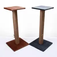 Когтеточка, 40&times;40&times;84 см, с высоким и толстым столбиком и площадкой, джут, МИКС
