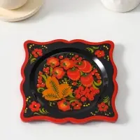 Тарелка "Квадрат", 15х15см, холома