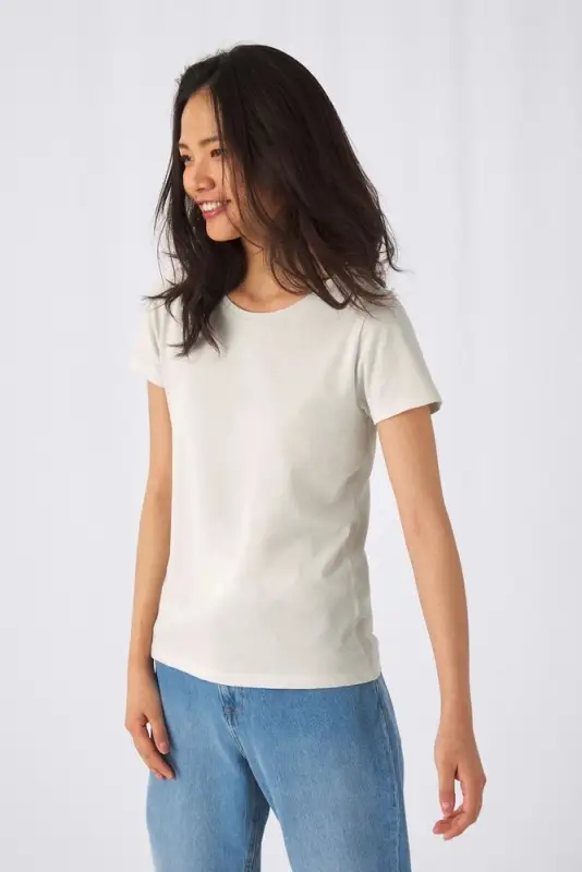 Футболка женская E150 Inspire (Organic), молочно-белая, размер XS Футболка женская E150 Inspire (Organic), молочно-белая, размер XS