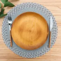 Салфетка сервировочная на стол «Тэри», 38×38 см, цвет серый