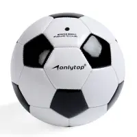 Футбольный мяч ONLYTOP, машинная сшивка, 32 панели, р. 4, PVC