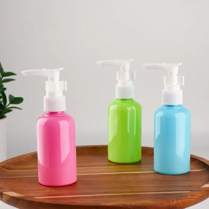 Бутылочка для хранения, с дозатором, 90 мл, МИКС Бутылочка для хранения, с дозатором, 90 мл, МИКС