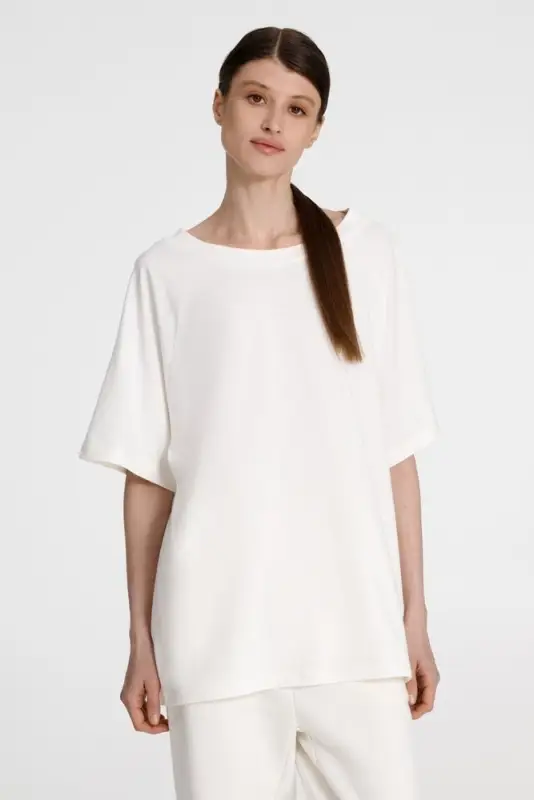 Футболка унисекс T2, молочно-белая, размер XS/S Футболка унисекс T2, молочно-белая, размер XS/S