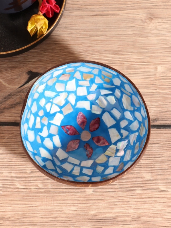 Чаша Чаша "Глазурь" 14х14х6 см, кокос