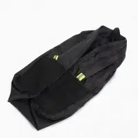 Рюкзак складной на молнии, с сетчатыми карманами, размер 31&times;11&times;39 см, чёрный