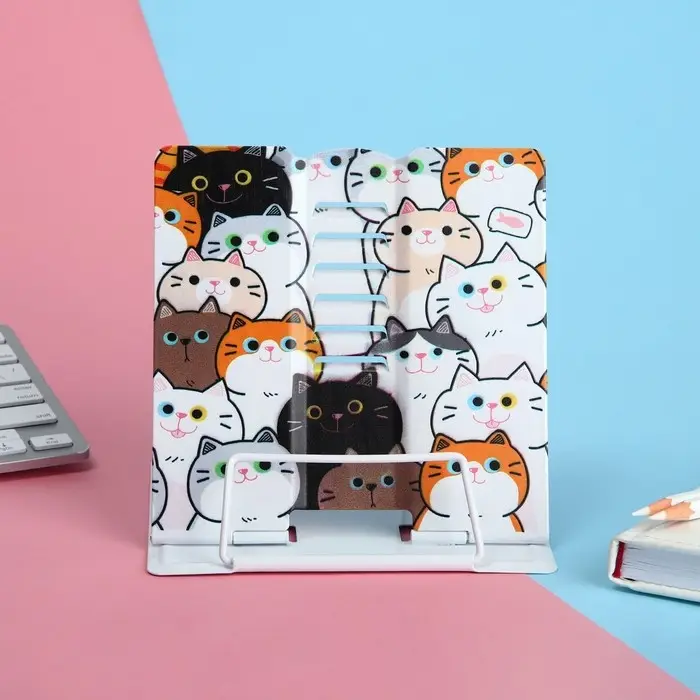 Подставка для книг &laquo;Котики&raquo;, 15.2&times;18 см