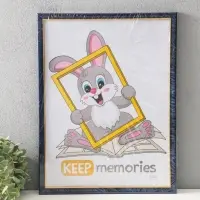 Фоторамка для фото 30&times;40 см см Keep memories &laquo;Офис&raquo;, пластик, бирюза, (пластиковый экран)