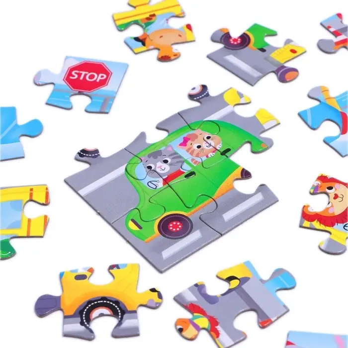 Пазл «В городе», 24 элемента Пазл «В городе», 24 элемента