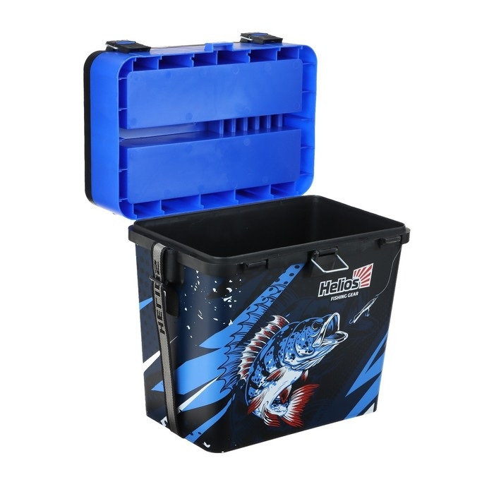 Ящик рыболовный зимний ICE FISHING синий (HS-IB-19-IFB) Helios Ящик рыболовный зимний ICE FISHING синий (HS-IB-19-IFB) Helios