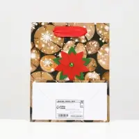 Пакет ламинированный Merry Christmas 11.5×14.5×6 см