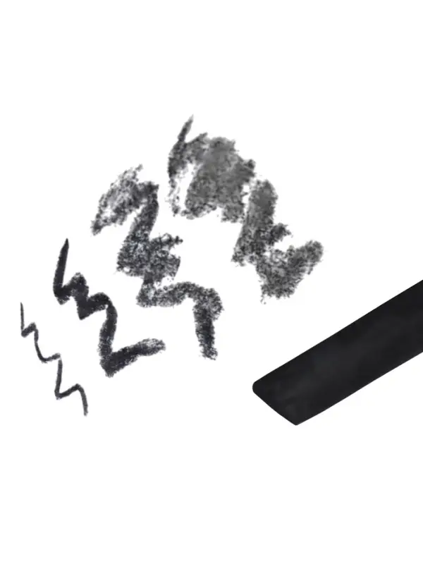 Уголь натуральный 20 штук, d=5-7 мм, в картонном тубусе, черный Уголь натуральный 20 штук, d=5-7 мм, в картонном тубусе, черный