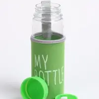 Бутылка для воды My bottle, 500 мл, 19.5&times;6 см, чехол в комплекте, цвет МИКС
