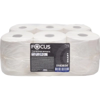 Бумага туалетная д/дисп Focus Smart T2 2сл 168м 12рул/уп_5103036/50204101