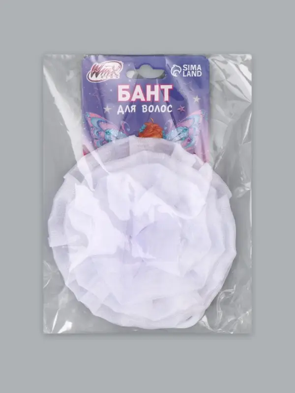 Бант для волос, ВИНКС, на резинке, 11 см