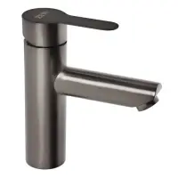 Смеситель для раковины ZEIN Z3759, однорычажный, высота излива 9 см, графит