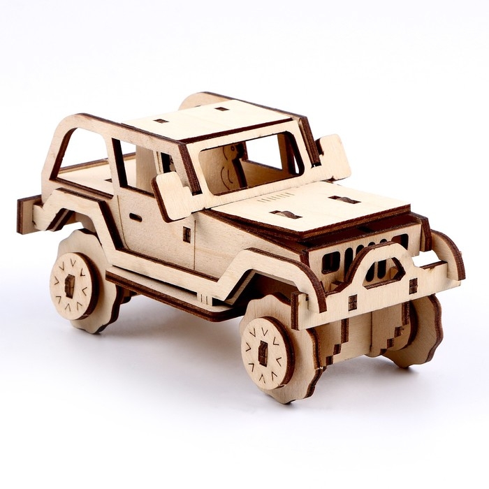 Конструктор из дерева «Джип», 12х6х6,5 Конструктор из дерева «Джип», 12х6х6,5