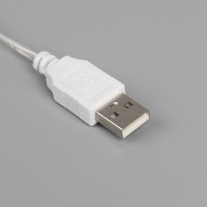 Неоновая вывеска «Ноты» 19 × 21 см, батарейки ААх3 (не в комплекте), USB, свечение голубое