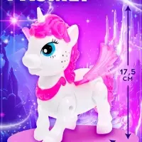 Музыкальная игрушка ZABIAKA &laquo;Любимый единорог&raquo; ходит, звуковые эффекты, МИКС