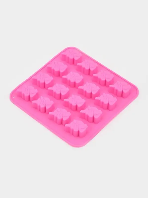 Форма для конфет и шоколада Доляна &laquo;Пони&raquo;, силикон, 18&times;18&times;1 см, 16 ячеек, МИКС