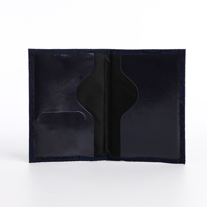 Обложка для паспорта, цвет тёмно-синий Обложка для паспорта, цвет тёмно-синий