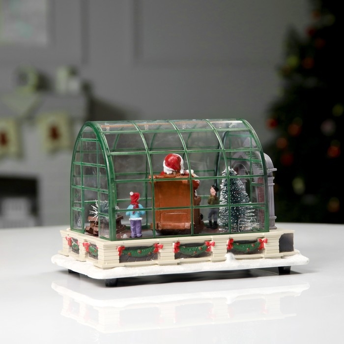 Светодиодная фигура «Дед Мороз в кресле» 23 × 15 × 14 см, полистоун, батарейки ААх3 (не в комплекте), USB, свечение мульти Светодиодная фигура «Дед Мороз в кресле» 23 × 15 × 14 см, полистоун, батарейки ААх3 (не в комплекте), USB, свечение мульти