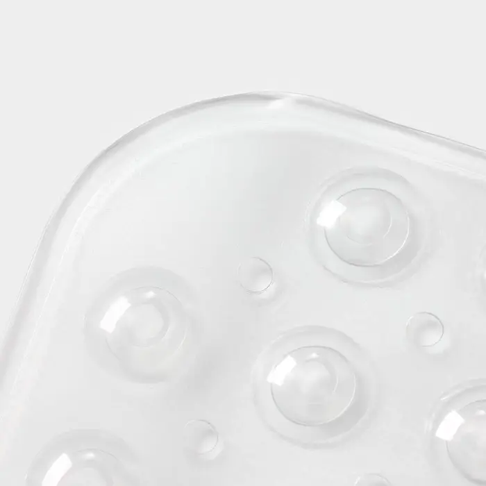 Коврик противоскользящий в ванну на присосках, 39&times;99 см, прозрачный