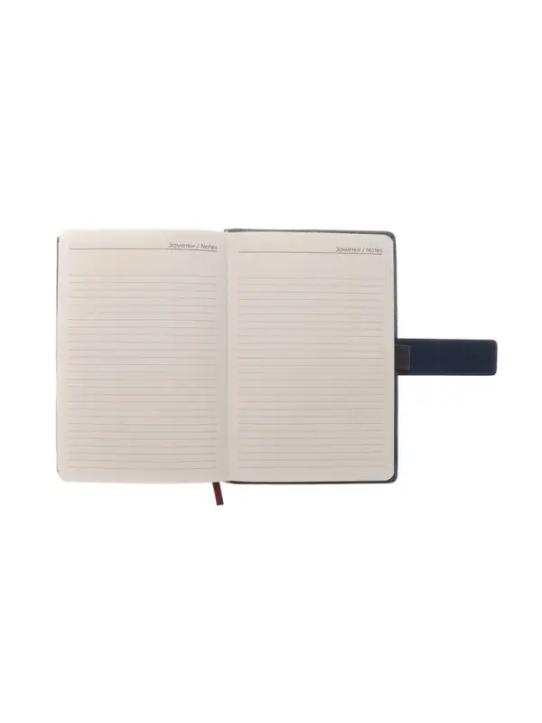 Ежедневник недатированный формат А5, с хлястиком, 128л, линия, пвх, Синий Ежедневник недатированный формат А5, с хлястиком, 128л, линия, пвх, Синий