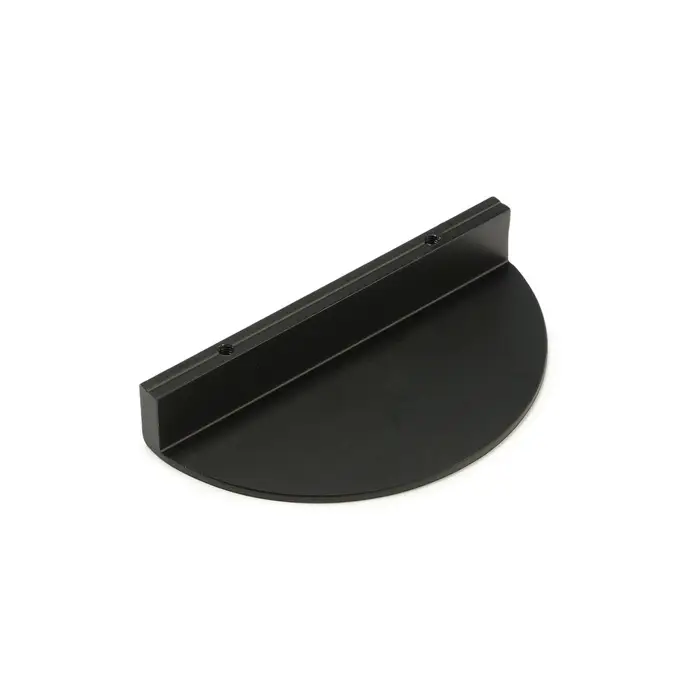 Ручка-скоба CAPPIO H003BL полукруглая, алюминий, L=110 мм, м/о 64 мм, чёрная