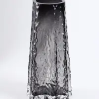 Ваза для цветов &laquo;Руджеро&raquo;, 25&times;12.5 см, стекло, чёрная