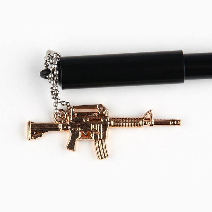 Ручка шариковая синяя паста 0.5 мм с подвеской автомат «Юному герою» пластик Ручка шариковая синяя паста 0.5 мм с подвеской автомат «Юному герою» пластик