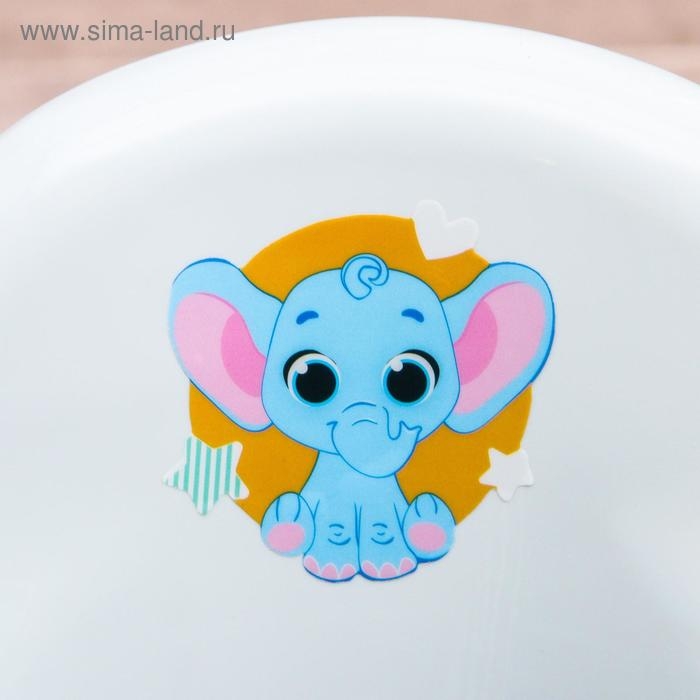 Детская накладка - сиденье на унитаз «Слоник» антискользящая, цвет голубой Детская накладка - сиденье на унитаз «Слоник» антискользящая, цвет голубой