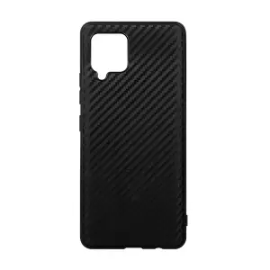 Чехол для Samsung A12 карбон TPU