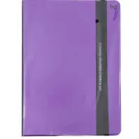 Ежедневник недатированный А5 Monochrome. Anemone, 136 листов, 7БЦ, фиолетовый, soft touch, с резинкой