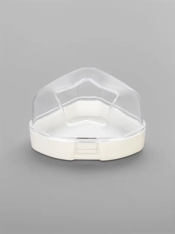 Ванночка для грызунов, 14&times;10.4 см, угловая, с лопаткой, пластик, белая