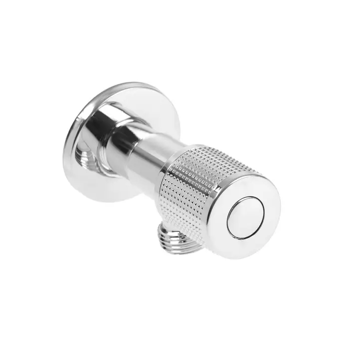 Кран угловой ZEIN engr, 1/2" &times; 1/2", кран-букса латунь/керамика, нерж. сталь, хром