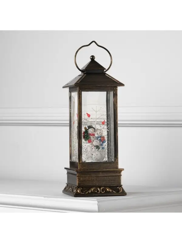 Светодиодная фигура &laquo;Семья снеговиков&raquo; 10&times;27&times;10 см, пластик, от батареек ААх3, свечение тёплое белое