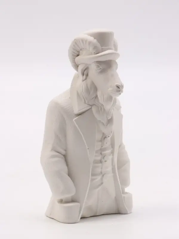 Фигурка декоративная &laquo;Баран в костюме&raquo;, неокрашенная, 12&times;6&times;4 см, белая