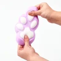 Сквиш антистресс - игрушка &laquo;Кошачья лапка&raquo;, с пушистой посыпкой, МИКС