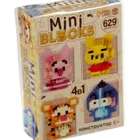 UNICON Конструктор "Mini Blocks, Медвежонок", 4в1 UNICON Конструктор "Mini Blocks, Медвежонок", 4в1
