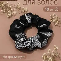 Резинка для волос QF &laquo;Орбита&raquo;, орнамент галант, 10 см, МИКС