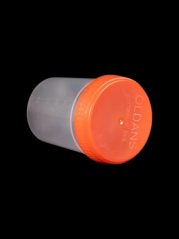 Контейнер для биоматериалов 120 мл, завинчивающаяся крышка, матовое окно, индивидуальная упаковка Контейнер для биоматериалов 120 мл, завинчивающаяся крышка, матовое окно, индивидуальная упаковка