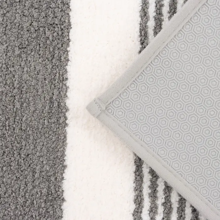 Коврик Доляна Stripes, 40&times;60 см, серый