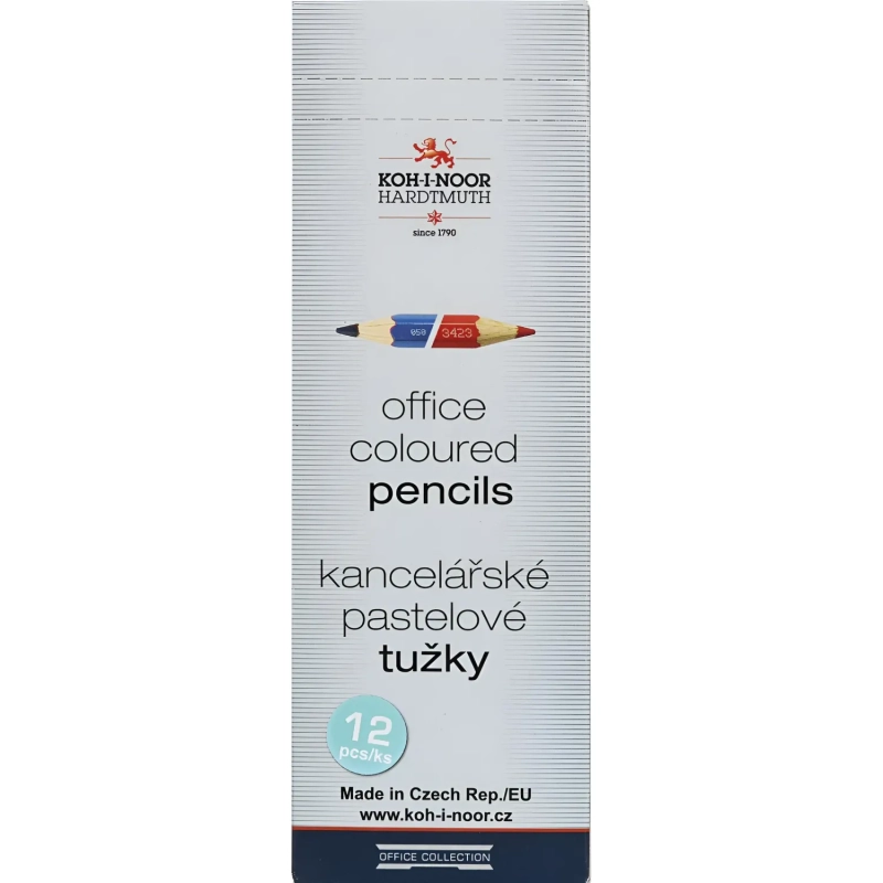 Карандаши цветные 2цв 6-гран Koh-I-Noor 3423