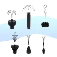 Фонтан садовый HJ-1843, 40 Вт, h=2.5 м, 1800 л/ч, кабель 5 м