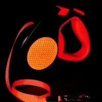 Рулетка &laquo;Пижон&raquo; светоотражающая, 5 м, до 30 кг, лента, прорезиненная ручка, оранжевая