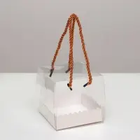 Коробка под рулет, белая 10&times;10&times;10 . Кондитерская упаковка