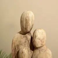 Абстракция &laquo;Семья&raquo;, 15.5&times;7&times;41.5 см, манговое дерево