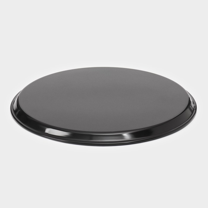 Поднос прорезиненный круглый Hanna Knövell, d=40 см, цвет чёрный Поднос прорезиненный круглый Hanna Knövell, d=40 см, цвет чёрный