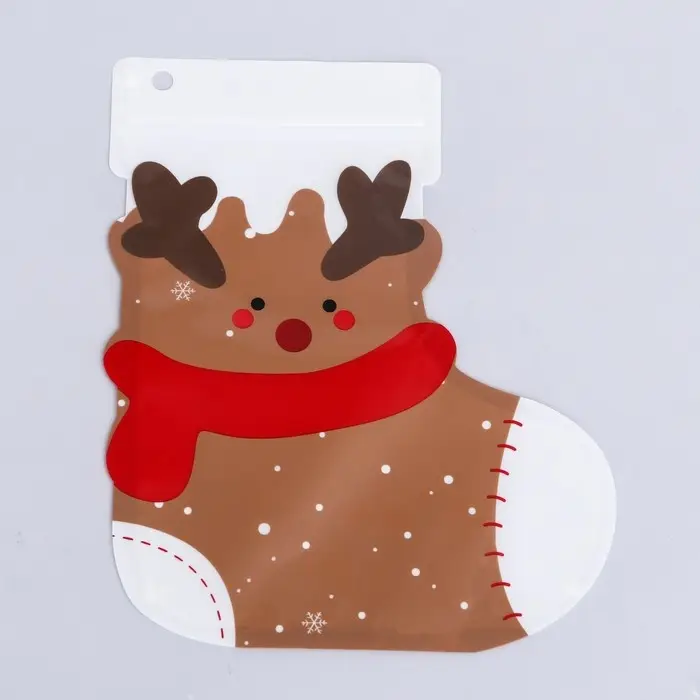 Пакет подарочный «Олень», с zip - lock застежкой 18×22 см Пакет подарочный «Олень», с zip - lock застежкой 18×22 см